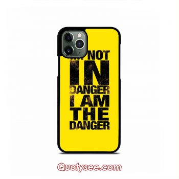 I Am Not In Danger I Am The Danger iPhone Case 11 11 Pro 11 Pro Max XS Max XR X 8 8 Plus 7 7 Plus 6 6S