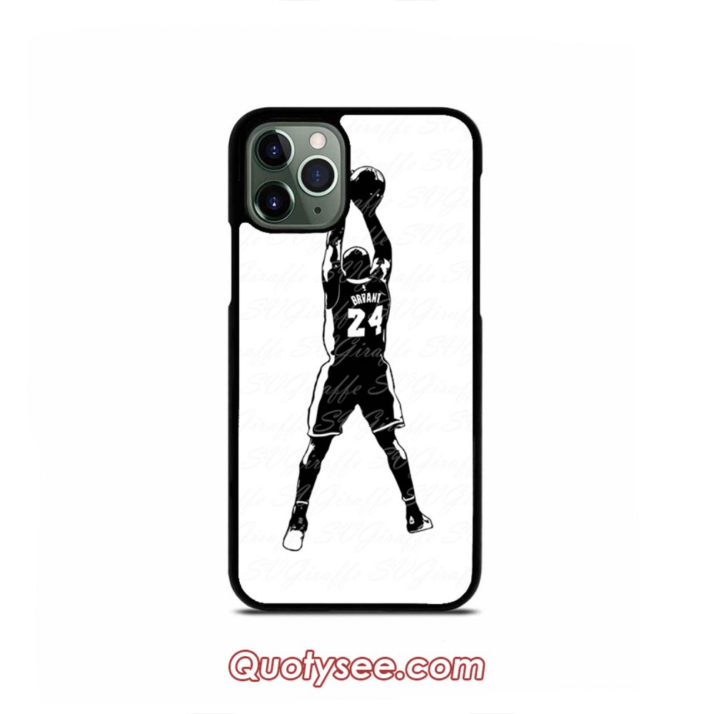 Kobe 24 Basketball iPhone Case 11 11 Pro 11 Pro Max XS Max XR X 8 8 Plus 7 7 Plus 6 6S