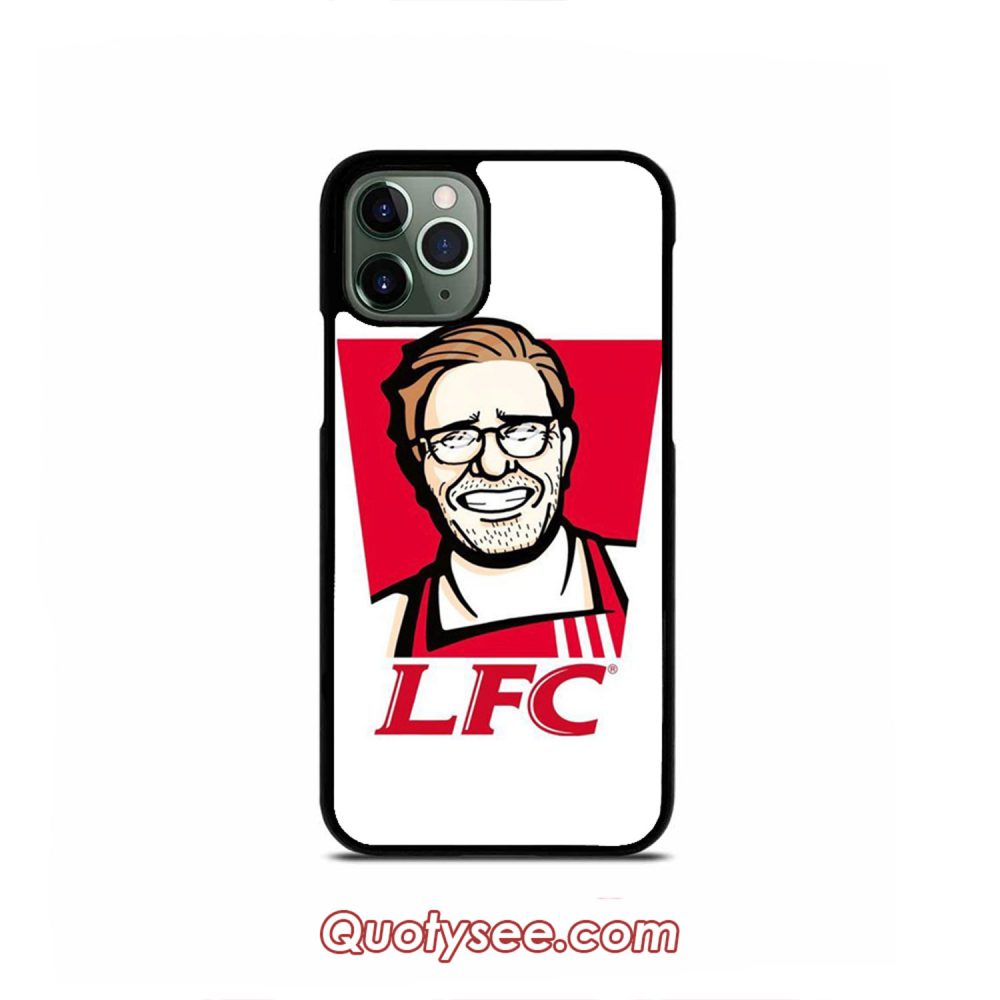 Liverpool FC Parody KFC iPhone Case 11 11 Pro 11 Pro Max XS Max XR X 8 8 Plus 7 7 Plus 6 6S