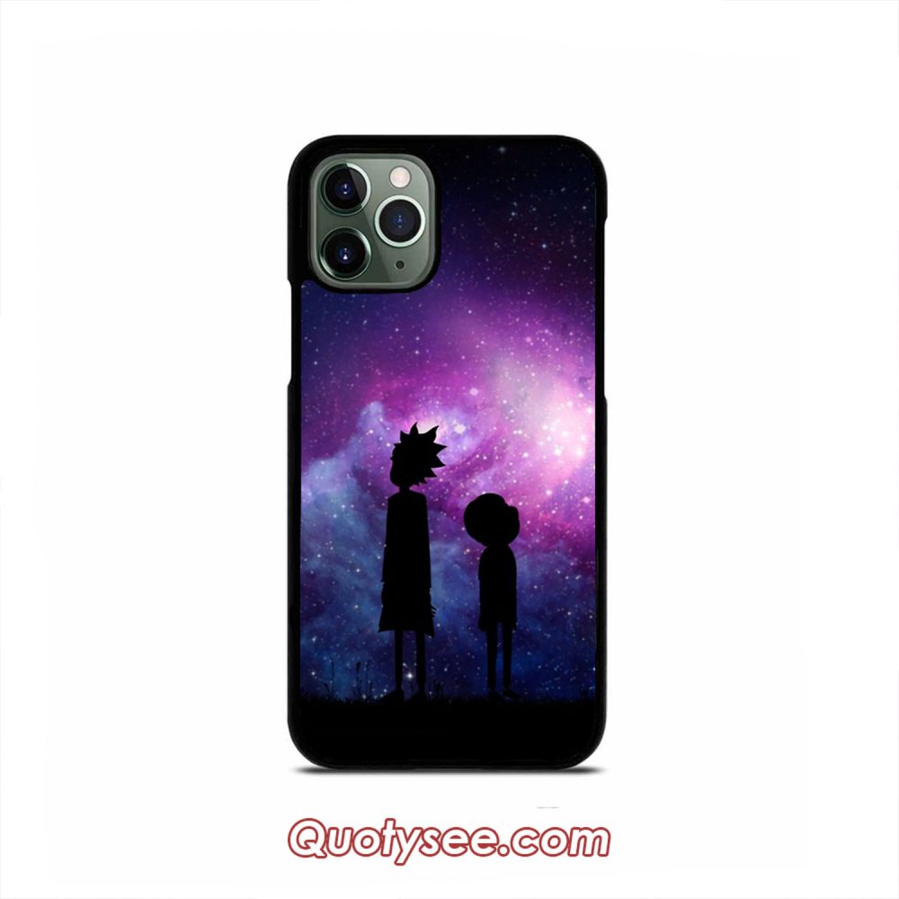 Minimalist Rick and Morty Space iPhone Case 11 11 Pro 11 Pro Max XS Max XR X 8 8 Plus 7 7 Plus 6 6S