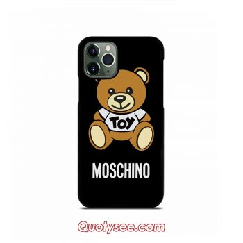 Moschino Toy Bear iPhone Case 11 11 Pro 11 Pro Max XS Max XR X 8 8 Plus 7 7 Plus 6 6S