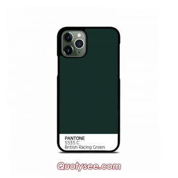 PANTONE 5535c British Racing iPhone Case 11 11 Pro 11 Pro Max XS Max XR X 8 8 Plus 7 7 Plus 6 6S