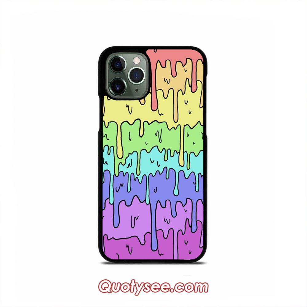 Pastel Kawaii Melting Rainbow iPhone Case 11 11 Pro 11 Pro Max XS Max XR X 8 8 Plus 7 7 Plus 6 6S