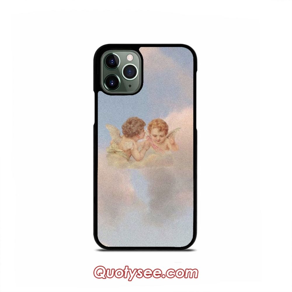 Renaissance angels in sky Cherubs Cupid iPhone Case 11 11 Pro 11 Pro Max XS Max XR X 8 8 Plus 7 7 Plus 6 6S