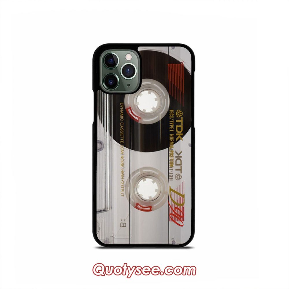 Retro Cassette Tape 1980s Designed iPhone Case 11 11 Pro 11 Pro Max XS Max XR X 8 8 Plus 7 7 Plus 6 6S