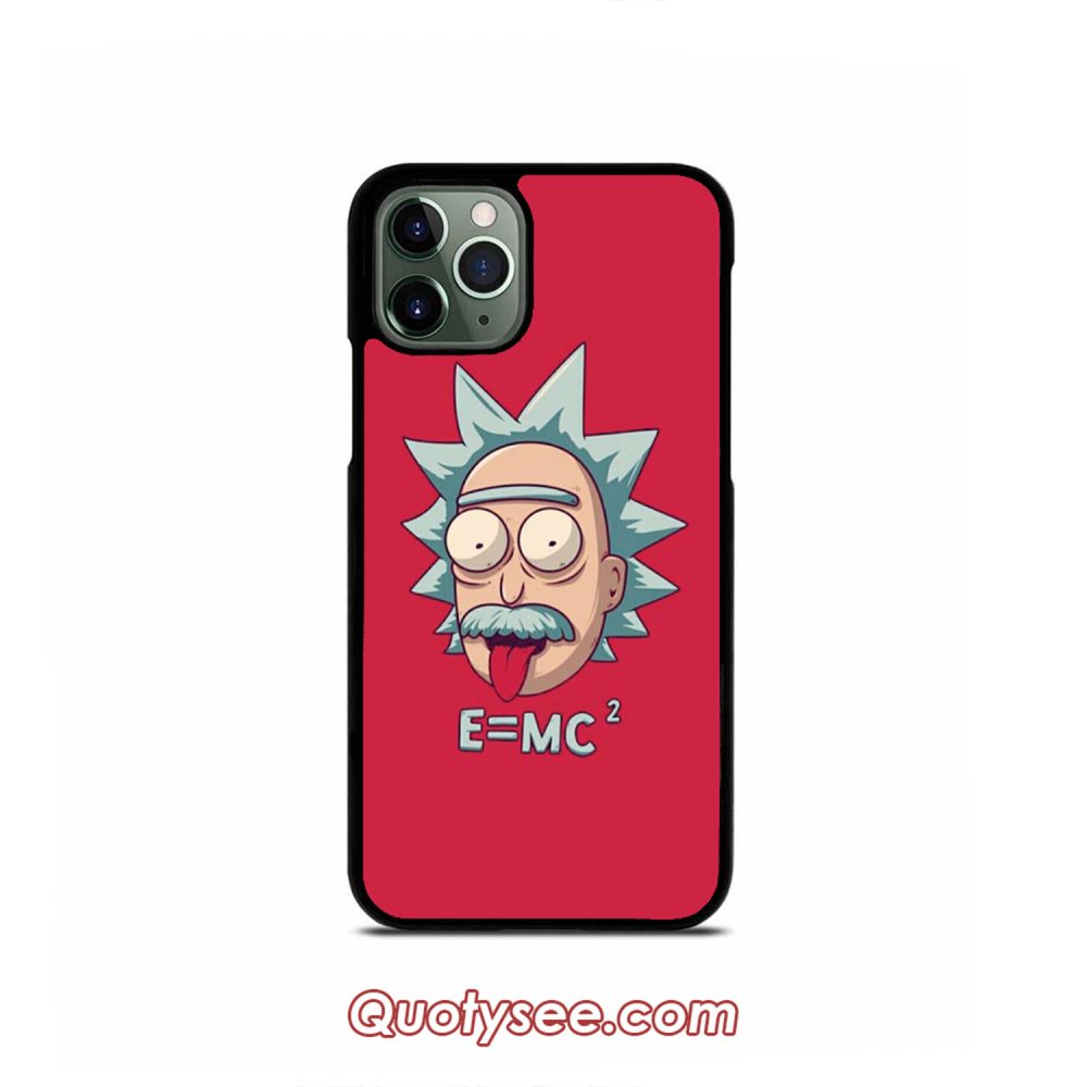 Rick and Morty Einstain iPhone Case 11 11 Pro 11 Pro Max XS Max XR X 8 8 Plus 7 7 Plus 6 6S