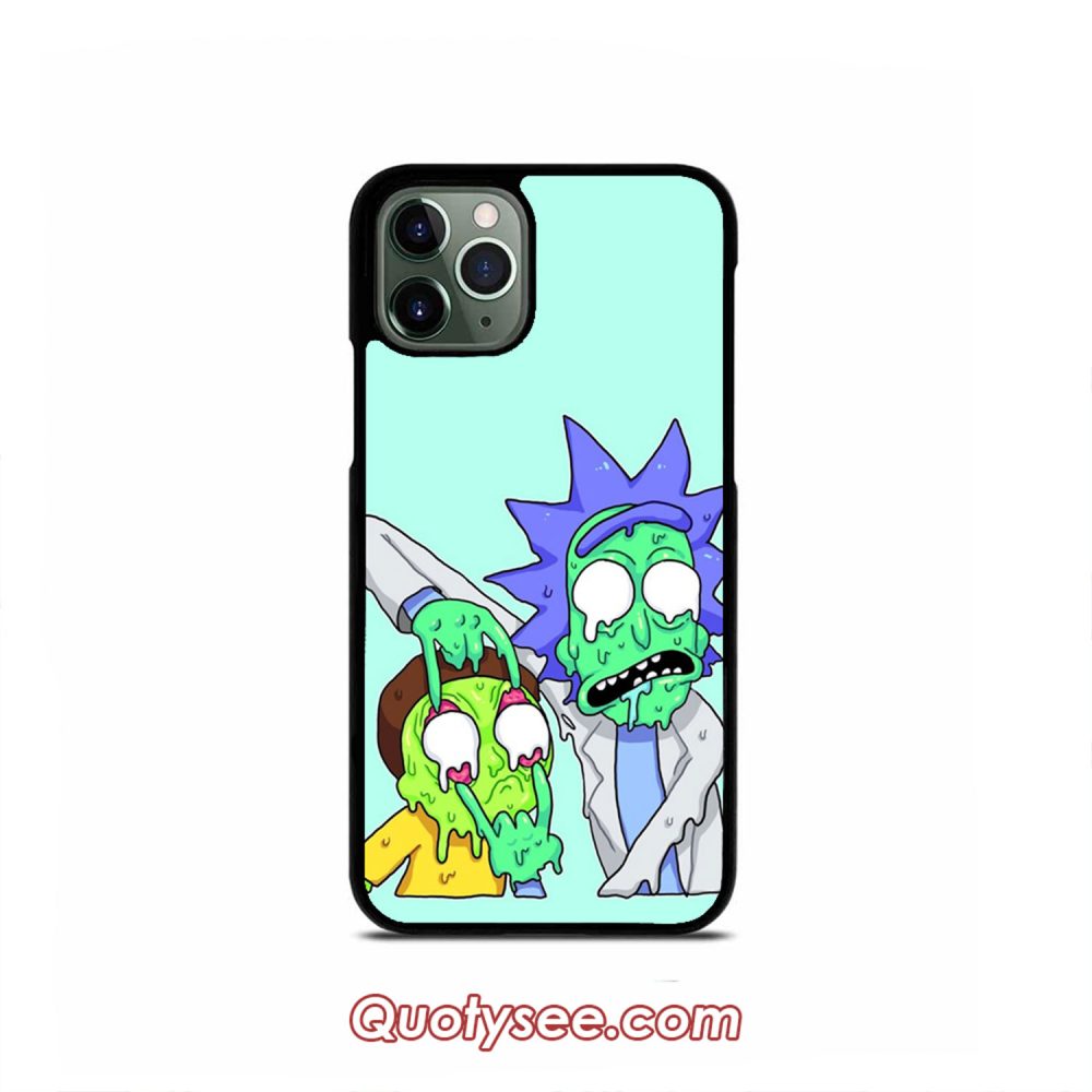 Rick and Morty Zombie iPhone Case 11 11 Pro 11 Pro Max XS Max XR X 8 8 Plus 7 7 Plus 6 6S