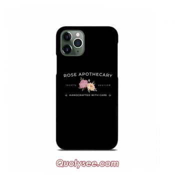 Rose Apothecary handcrafted with care iPhone Case 11 11 Pro 11 Pro Max XS Max XR X 8 8 Plus 7 7 Plus 6 6S