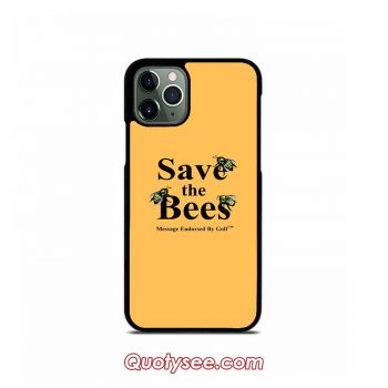 Save The Bees GOLF iPhone Case 11 11 Pro 11 Pro Max XS Max XR X 8 8 Plus 7 7 Plus 6 6S