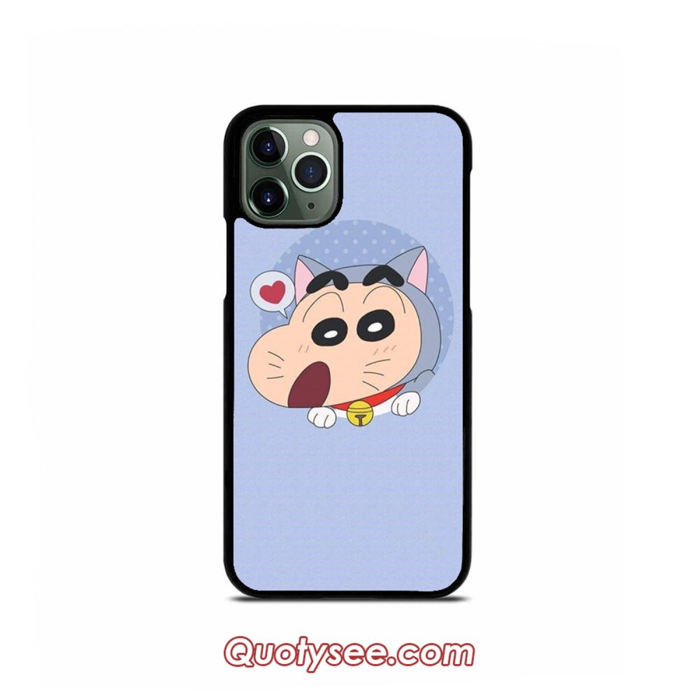 Sinchan Doraemon Custom iPhone Case 11 11 Pro 11 Pro Max XS Max XR X 8 8 Plus 7 7 Plus 6 6S