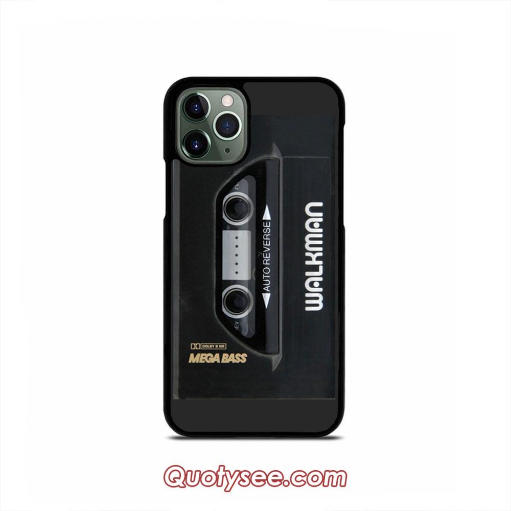 Sony walkman Black iPhone Case 11 11 Pro 11 Pro Max XS Max XR X 8 8 Plus 7 7 Plus 6 6S