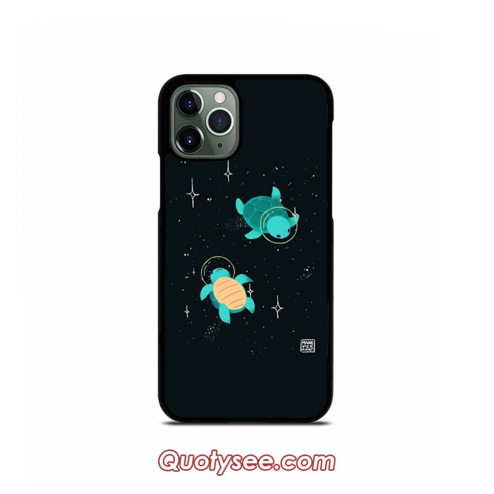 Space Turtles iPhone Case 11 11 Pro 11 Pro Max XS Max XR X 8 8 Plus 7 7 Plus 6 6S