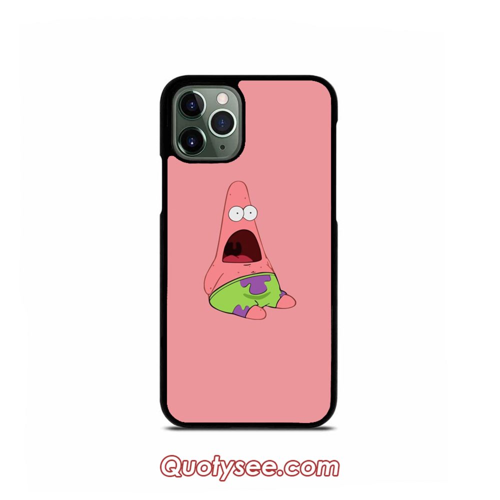 Surprised Patrick iPhone Case 11 11 Pro 11 Pro Max XS Max XR X 8 8 Plus 7 7 Plus 6 6S