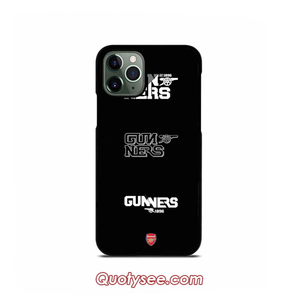 The Gunners iPhone Case 11 11 Pro 11 Pro Max XS Max XR X 8 8 Plus 7 7 Plus 6 6S