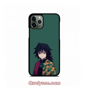 Tomioka Giyu Demon Slayer iPhone Case 11 11 Pro 11 Pro Max XS Max XR X 8 8 Plus 7 7 Plus 6 6S