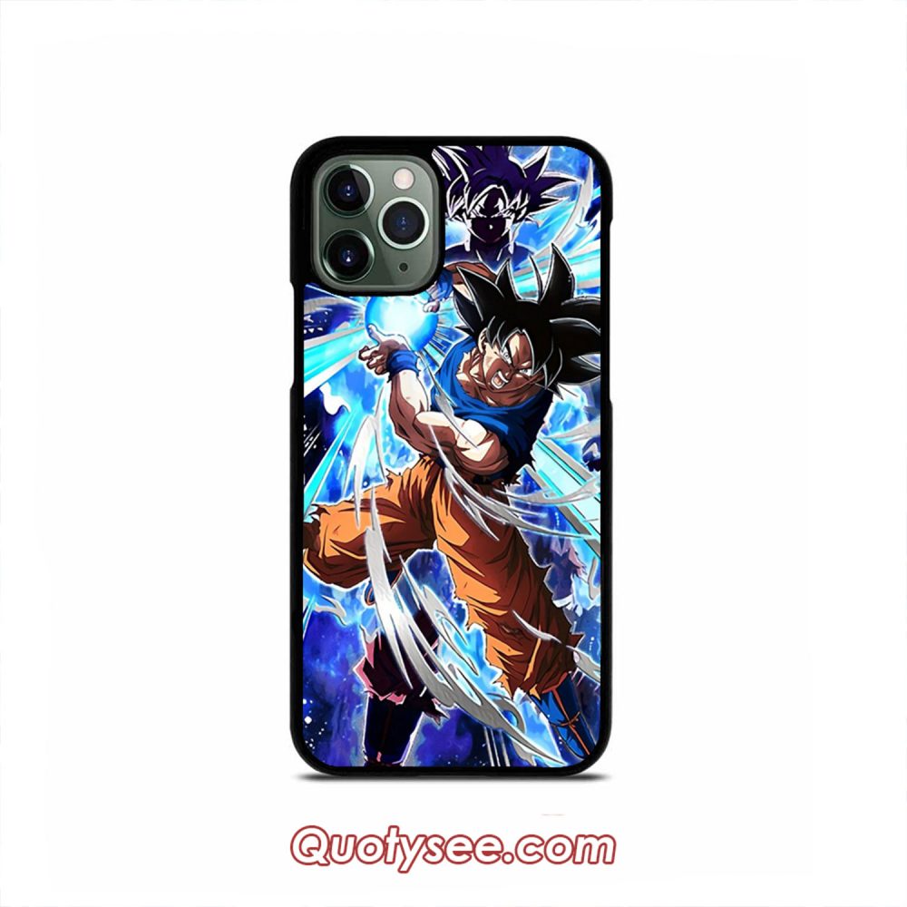 Ultra Instinct Goku iPhone Case 11 11 Pro 11 Pro Max XS Max XR X 8 8 Plus 7 7 Plus 6 6S