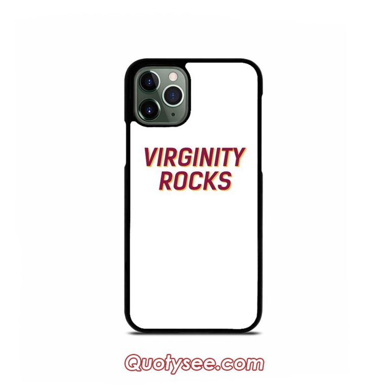 Virginity Rocks White iPhone Case 11/11 Pro/11 Pro Max,XS Max,XR,X,8/8