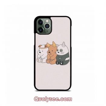 We Are Bare Bears iPhone Case 11 11 Pro 11 Pro Max XS Max XR X 8 8 Plus 7 7 Plus 6 6S