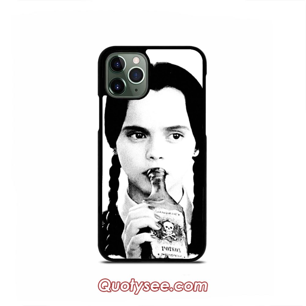 Wednesday Addams The Addams Family iPhone Case 11 11 Pro 11 Pro Max XS Max XR X 8 8 Plus 7 7 Plus 6 6S