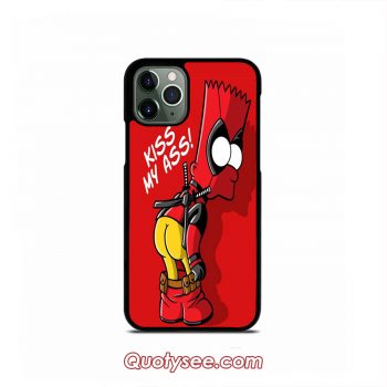 Bart Simsom Dead Pool Kiss Ass iPhone 11/11 Pro/11 Pro Max Case