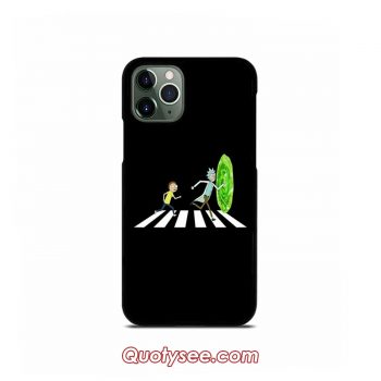 Rick and Morty Abbey Road iPhone 11 11 Pro 11 Pro Max Case