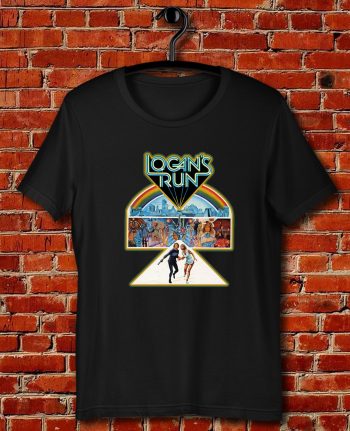 70s Sci Fi Classic Logans Run Poster Art Quote Unisex T Shirt