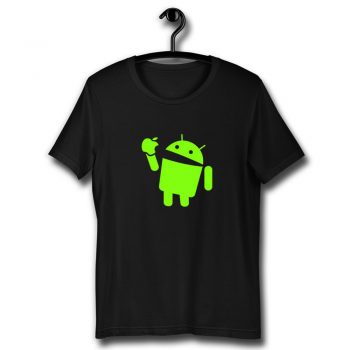 Android Eats Apple Unisex T Shirt