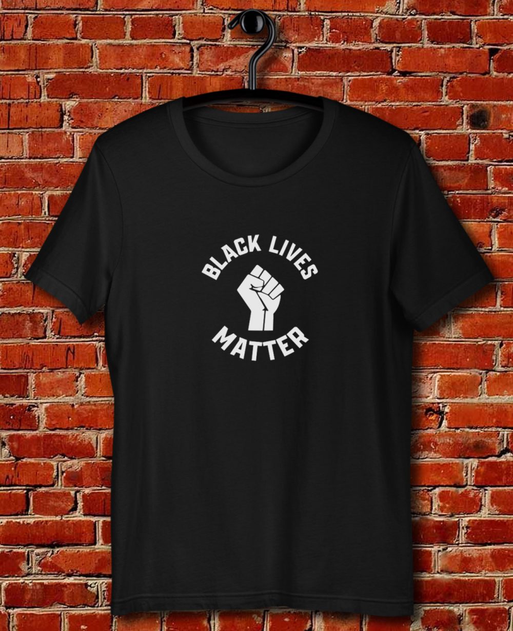 Black Lives Matter Hand Quote Unisex T Shirt