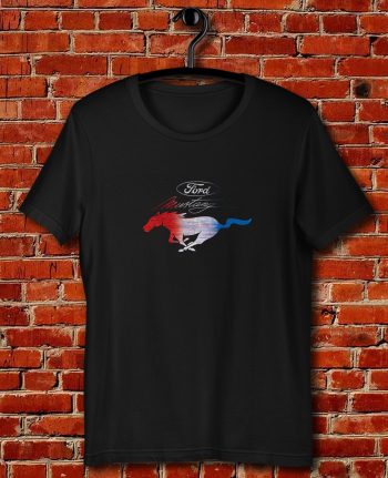Classic Ford Mustang Usa Vintage Silver Car Logo Cars And Trucks Quote Unisex T Shirt