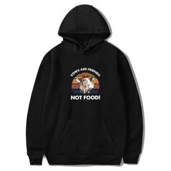 Cows Are Friends Not Food Unisex Hoodie