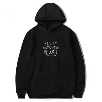 Easily Distracted By Goats Unisex Hoodie