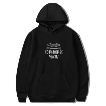 Id rather be yakin Unisex Hoodie