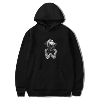 Marilyn Monroe Gangster Sexy Pinup Tattoo Guns Gang Ink Bandera Unisex Hoodie