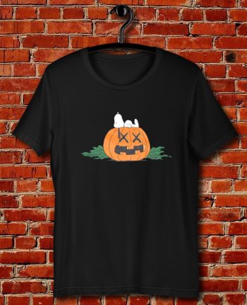 Original Fake Kaws Snoopy Peanuts Halloween Quote Unisex T Shirt