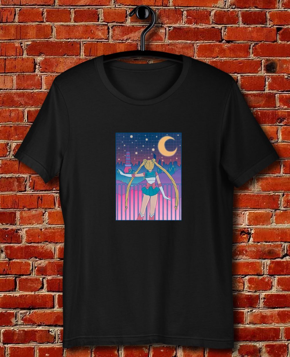 Sailor Moon Tokyo Night Retro Quote Unisex T Shirt