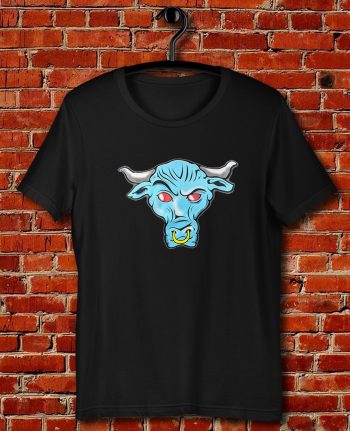 The Rock Blue Brahma Bull Logo Quote Unisex T Shirt