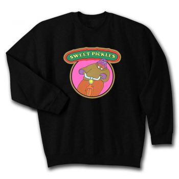 70s Pop Culture Classic Sweet Pickles Worried Walrus Unisex Sweatshirt