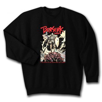 Berserk Guts Skull Knight Black Japan Anime Manga Unisex Sweatshirt