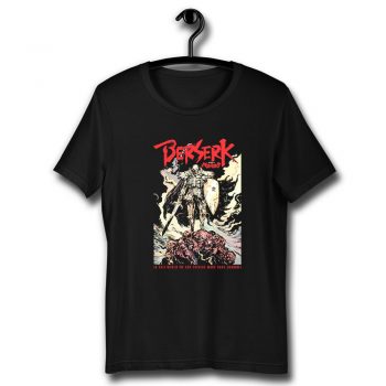 Berserk Guts Skull Knight Black Japan Anime Manga Unisex T Shirt