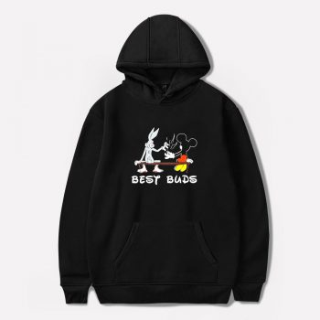 Best Buds Bugs Mickey Weed 420 Smoke Unisex Hoodie