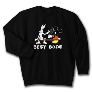 Best Buds Bugs Mickey Weed 420 Smoke Unisex Sweatshirt