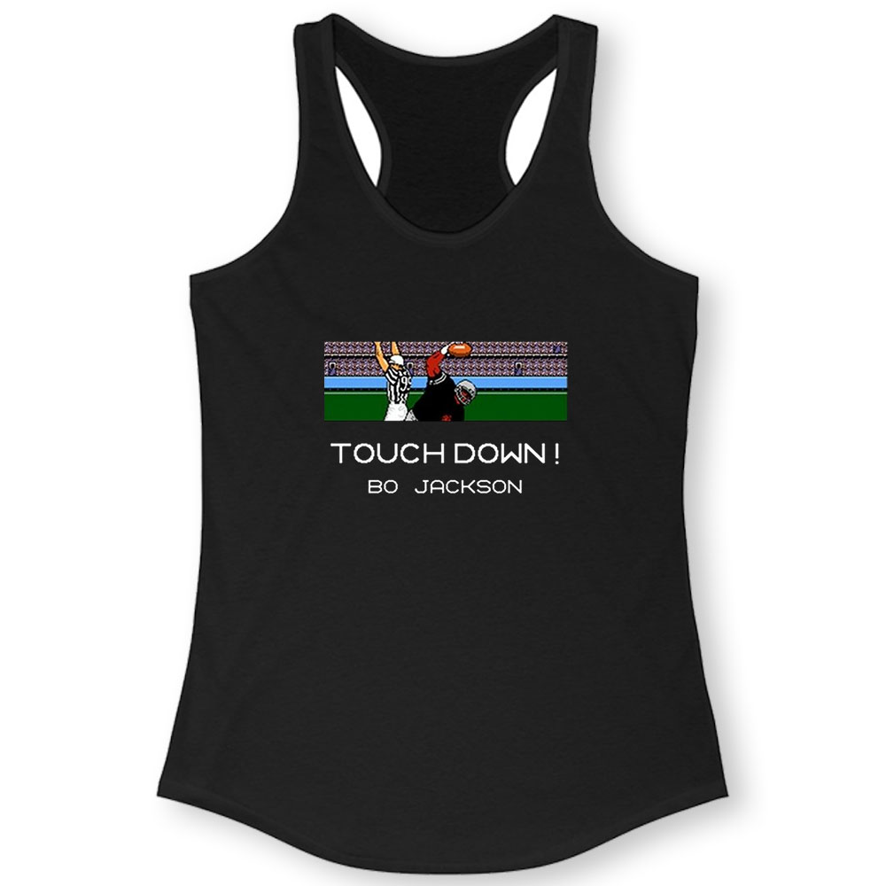 Tecmo Bowl Bo Jackson NES Women's Racerback Tank - Designed by phuongpd