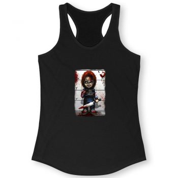 Chucky Horror Movie Women Racerback