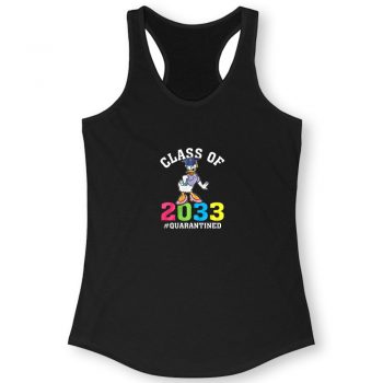 Class Of 2033 Daisy Kindergarten Quarantined Quote Women Racerback