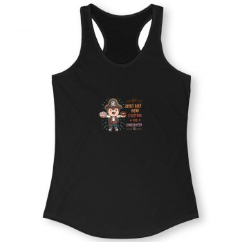 Donut Bout How Exciting The Kindergarten Is Quote Women Racerback