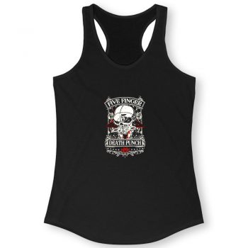 Five Finger Death Punch Quote Women Racerback