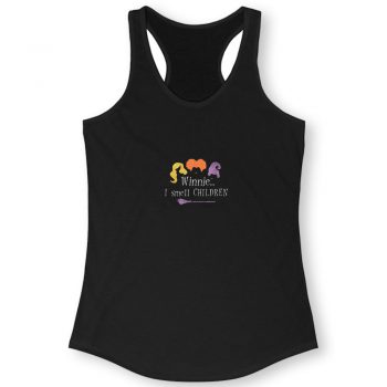 I Smell Children Womens Halloween Quote Women Racerback