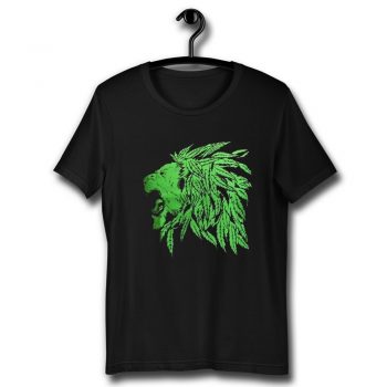 Lion Head Marijuana Plant Unisex T Shirt