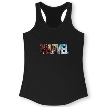 Marvel Logo Ironman Quote Women Racerback