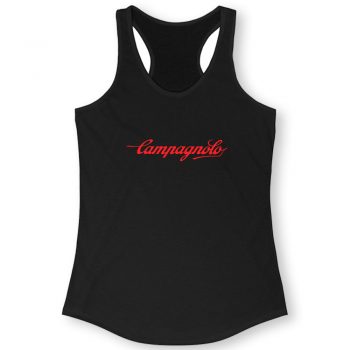 New Campagnolo Bicycle Logo Vintage Bicycling Company Quote Women Racerback